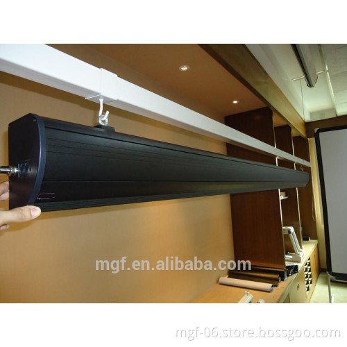 In ceiling Tab Tension Motorized Projector Screen with 12V trigger